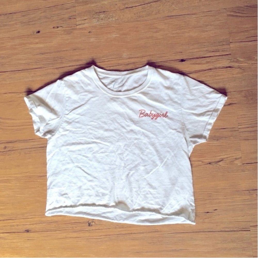 Cold crush “ Babygirl” cropped t